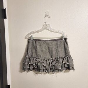 Free People Ruffled Skirt Sz 10